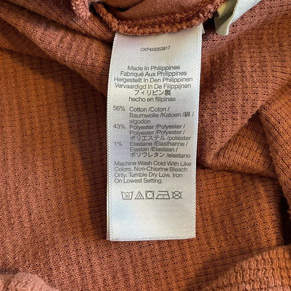 Madewell Shacket Shirt Jacket Womens Size M Textural Knit Relaxed Button Front - Picture 7 of 9